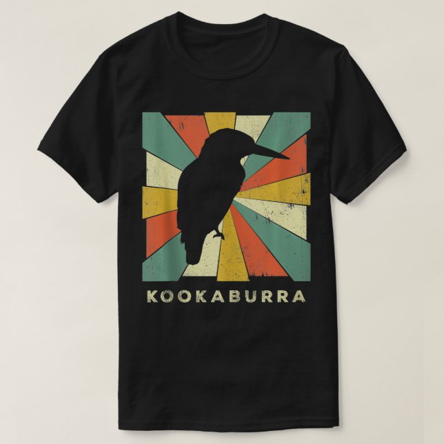 Camiseta Vintage Kookaburra Estilo Retro (Frente do Design)