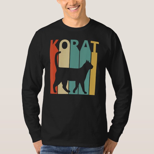 Camiseta Vintage Korat Cat (Frente)