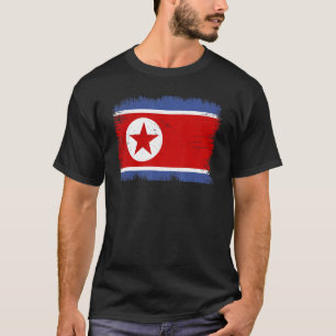 Camiseta Vintage Korea Democratic Republic of Korea Flag No