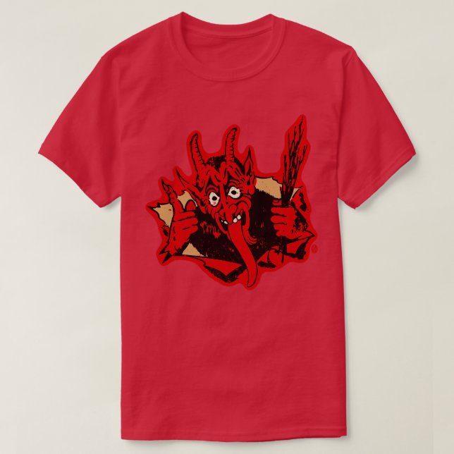 Camiseta Vintage Krampus (Frente do Design)