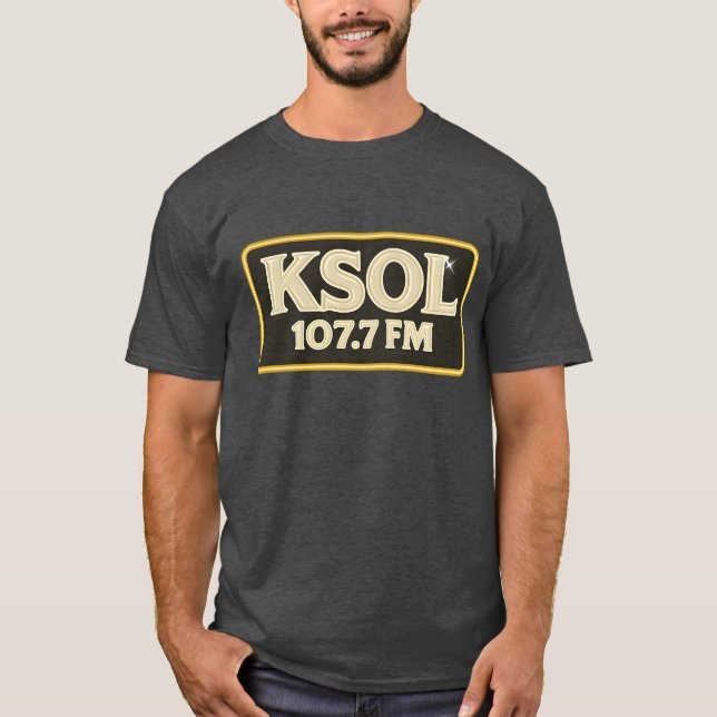 Camiseta Vintage KSOL 107,7 (Frente)
