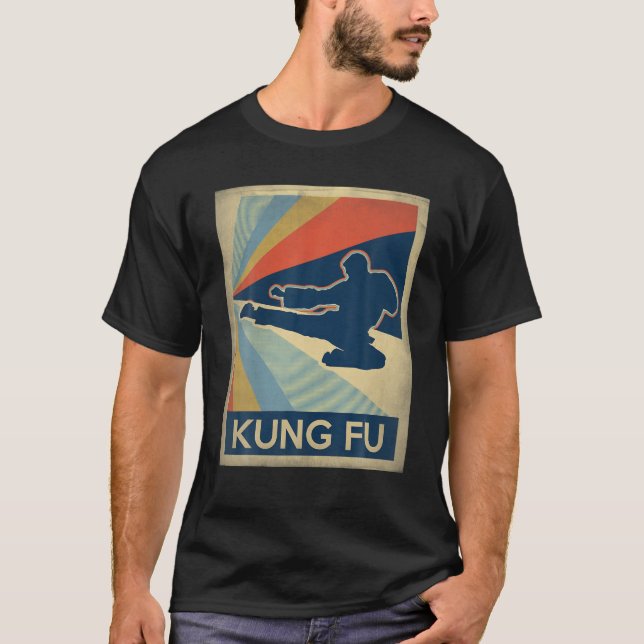 Camiseta Vintage kung fu Tshirt (Frente)