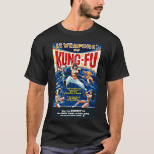 Camiseta Vintage Kungfu Karate Bjj Martial Arts Movie Retro