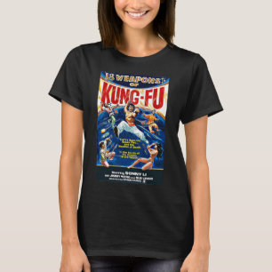 Camiseta Vintage Kungfu Karate Bjj Martial Arts Movie Retro