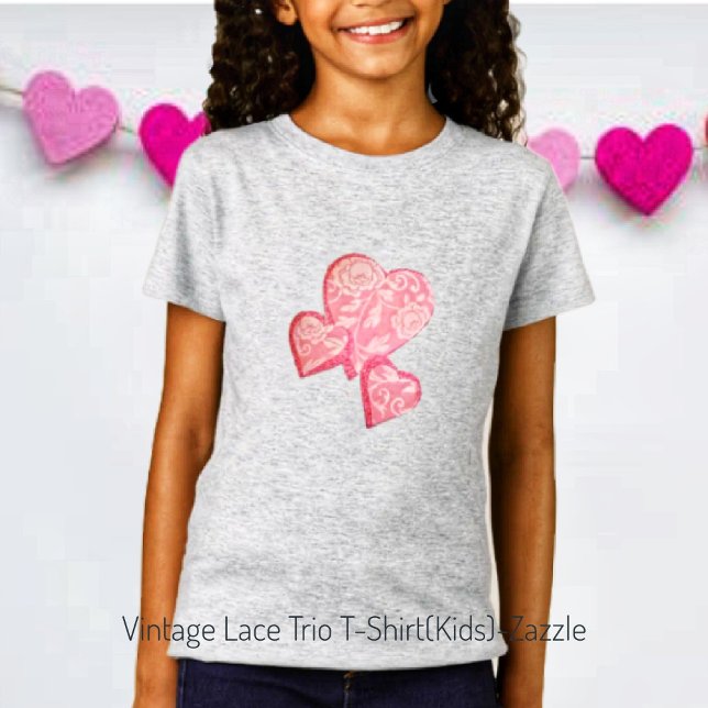 Camiseta Vintage Lace Trio (Criador carregado)