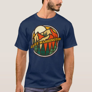 Camiseta Vintage Lacey Washington Mountain Hiking Print