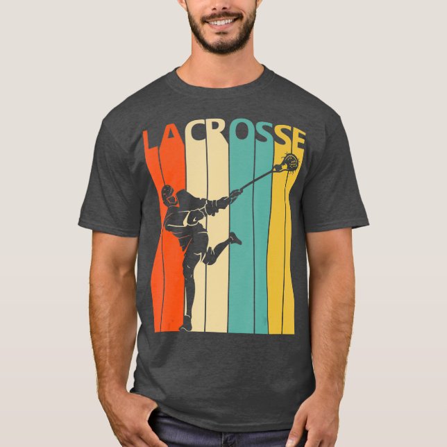 Camiseta Vintage Lacrosse Gift (Frente)