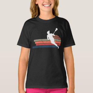Camiseta Vintage Lacrosse Player