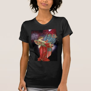 Camiseta Vintage Lady e Fireworks