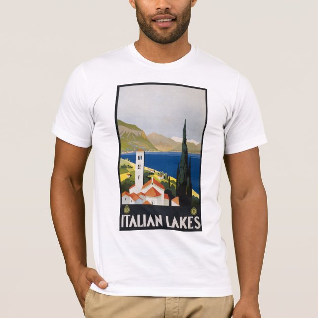 Camiseta Vintage - Lagos Italianos (Frente)