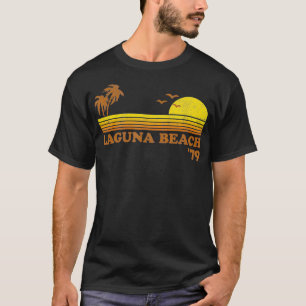 Camiseta Vintage Laguna Beach California Retro Sunset Surf