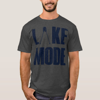 Camiseta Vintage Lake Mode Oars Verão Férias Semanal Trimes