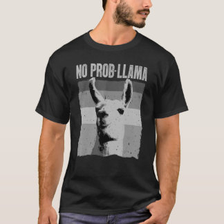 Camiseta Vintage Lama Para Homens Meninas Alpaca 2