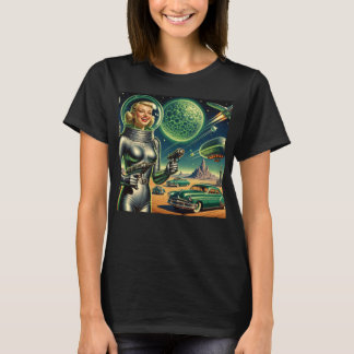 Camiseta Vintage Laser Beam Pin-Up 
