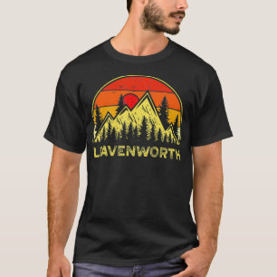 Camiseta Vintage Leavenworth Washington Mountain caminhando