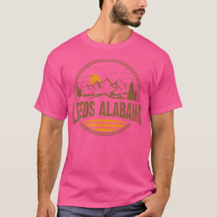 Camiseta Vintage Leeds Alabama Mountain Hiking Souvenir
