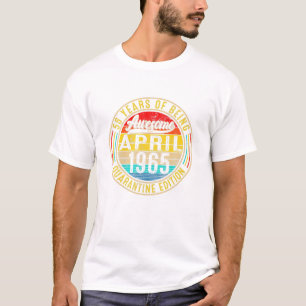 Camiseta Vintage Legend abril de 1965