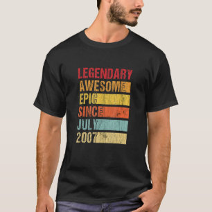 Camiseta Vintage Legendary Awmanutenção Epic Desde Julho De