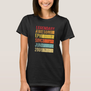 Camiseta Vintage Legendary Awmanutenção Epic Desde Junho De