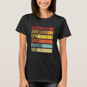 Camiseta Vintage Legendary Awmanutenção Epic Desde Março De