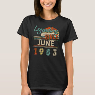 Camiseta Vintage Legendary Desde Junho De 1983