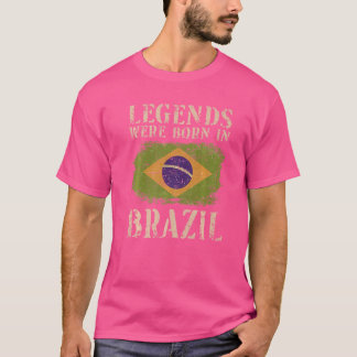 Camiseta Vintage: Legendas De Bandeira Brasileiras Foram Na