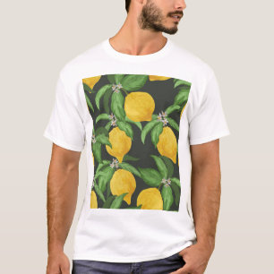 Camiseta Vintage Lemon Tropical Patterna