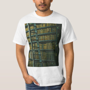 Camiseta Vintage lendo presente de trabalho de arte