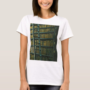 Camiseta Vintage lendo presente de trabalho de arte