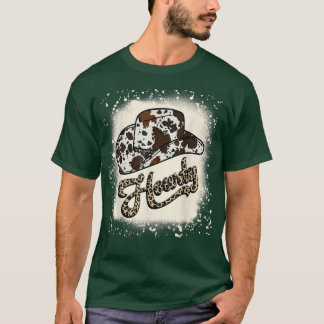 Camiseta Vintage Leopard Howdy Rodeo Western Country Southe