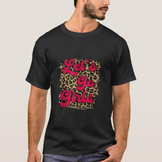 Camiseta Vintage Leopard Vamos Meninas Ocidentais Cowalds T