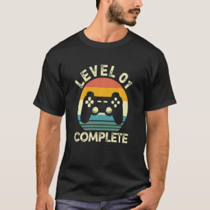 Camiseta Vintage Level 01 Complete primeiro aniversario 1 Y