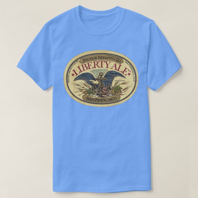 Camiseta Vintage Liberty Ale Anchor Breing (Frente do Design)