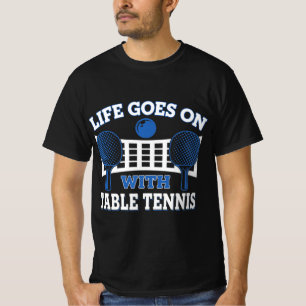 Camiseta Vintage Life Continua Com O Jogo De Bola De Tênis