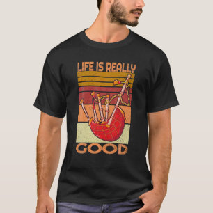 Camiseta Vintage Life É Uma Boa Bagagem