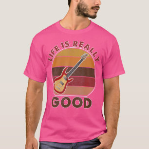 Camiseta Vintage Life É Uma Boa Violão