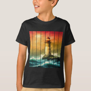 Camiseta Vintage Light House Sea Shore Watch
