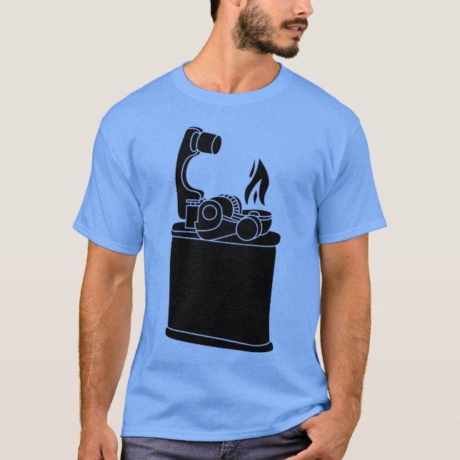 Camiseta vintage lighter funny (Frente)