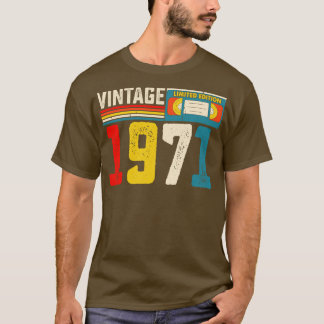 Camiseta Vintage Limited Edition 1971 T shirt For Women