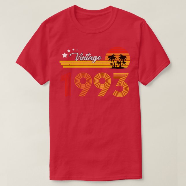 Camiseta Vintage Limited Edition 1993 Aniversário (Frente do Design)