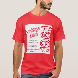 Camiseta Vintage Limited Edition Year Red