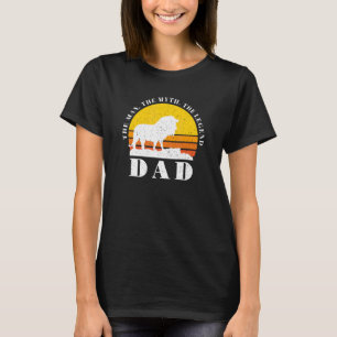 Camiseta Vintage Lion Pai O Homem O Mito A Lenda Faia