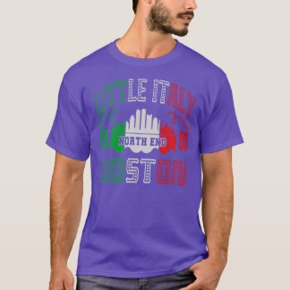 Camiseta Vintage Little Italy Flag Boston North End