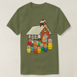 Camiseta Vintage Little Pessoas School Photo