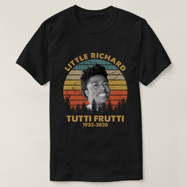 Camiseta Vintage Little Richard Tutti Frutti (Frente do Design)