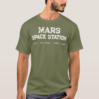 Camiseta Vintage Logotipo Estação Espacial de Mart