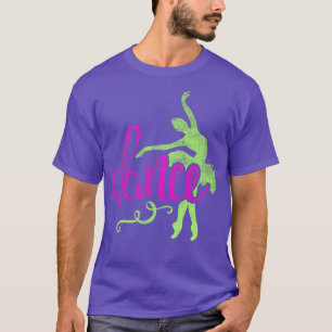 Camiseta Vintage Look Ballerina Dancer Balé