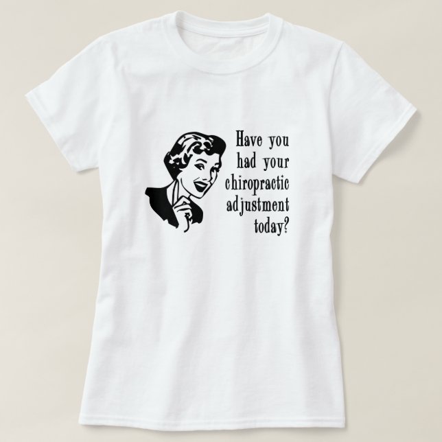 Camiseta Vintage-Look Chiro Ad (Frente do Design)