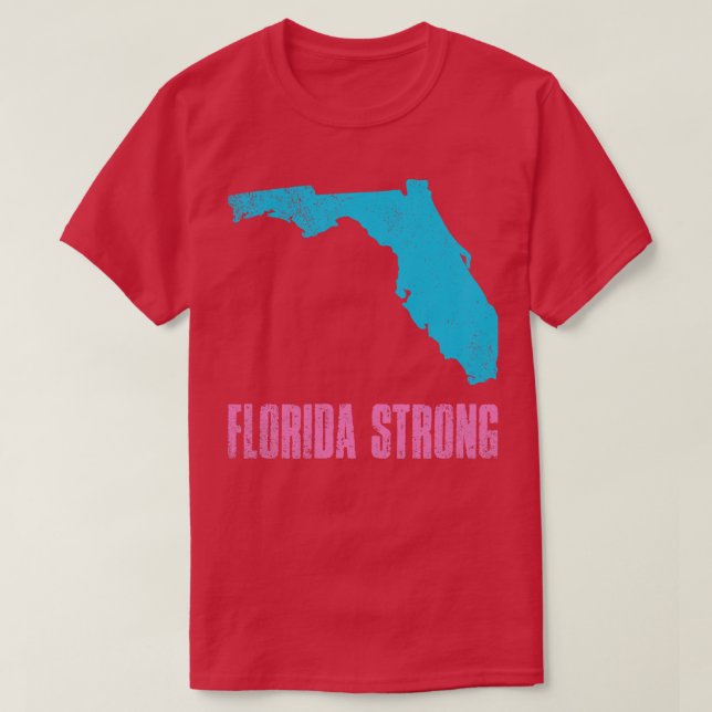Camiseta Vintage Look Florida Strong (Frente do Design)