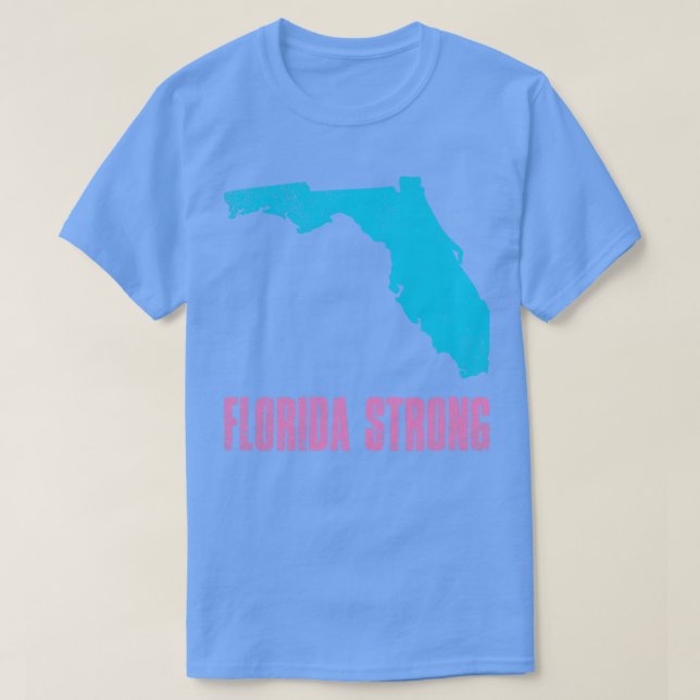 Camiseta Vintage Look Florida Strong (Frente do Design)